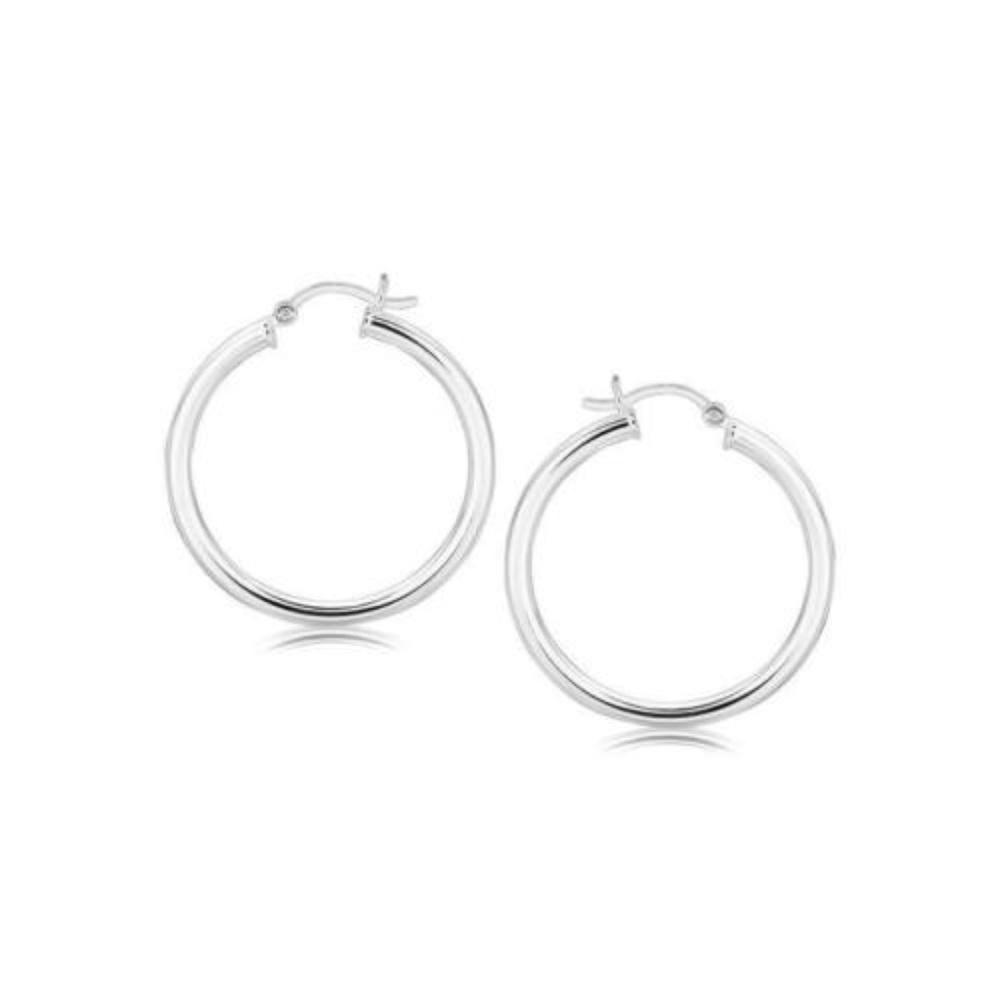 Sterling Silver Hoop Style Earrings
